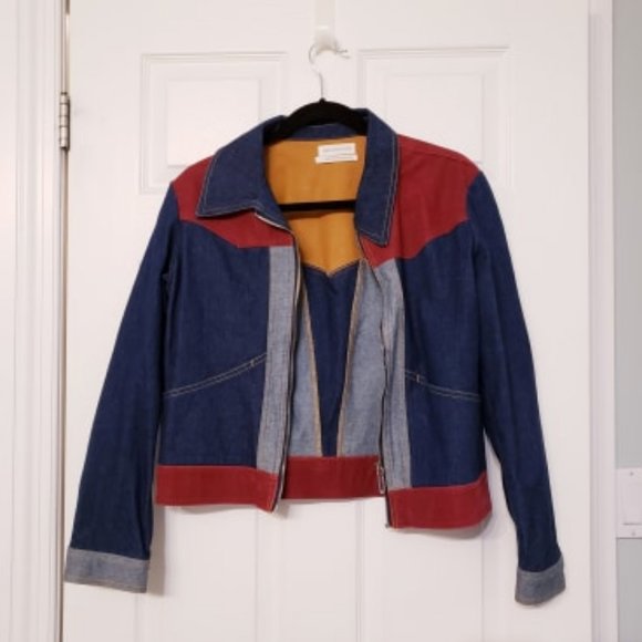 UO Western Colorblock Gas Jacket - Picture 2 of 4